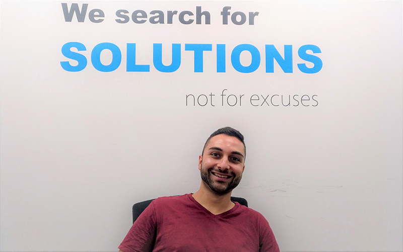 Mustafa Hameed, senior account helpdesk agent in the EMEA hub in Barcelona